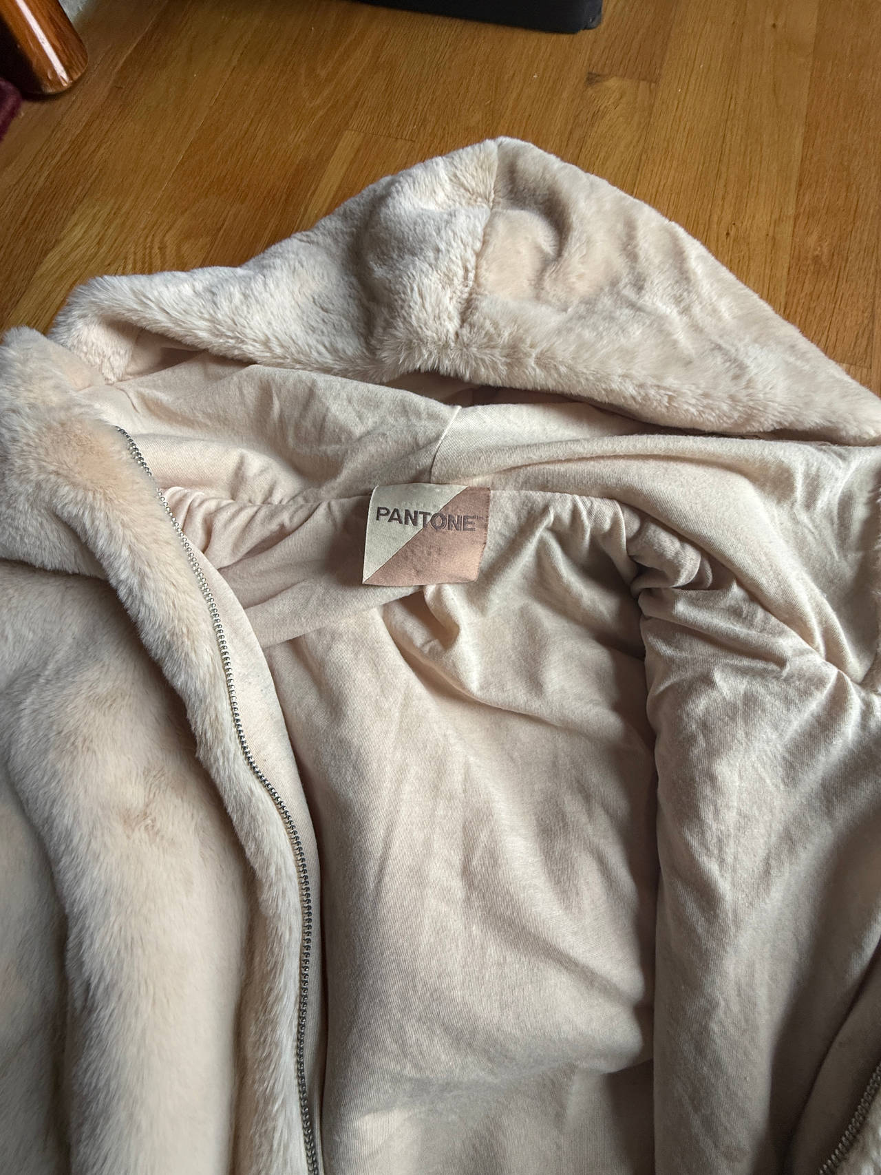 Pantone Faux Fur Hoodie