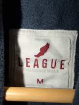 League Collegiate Wear Yale College Blue Medium Sweater Jacket - Image 6