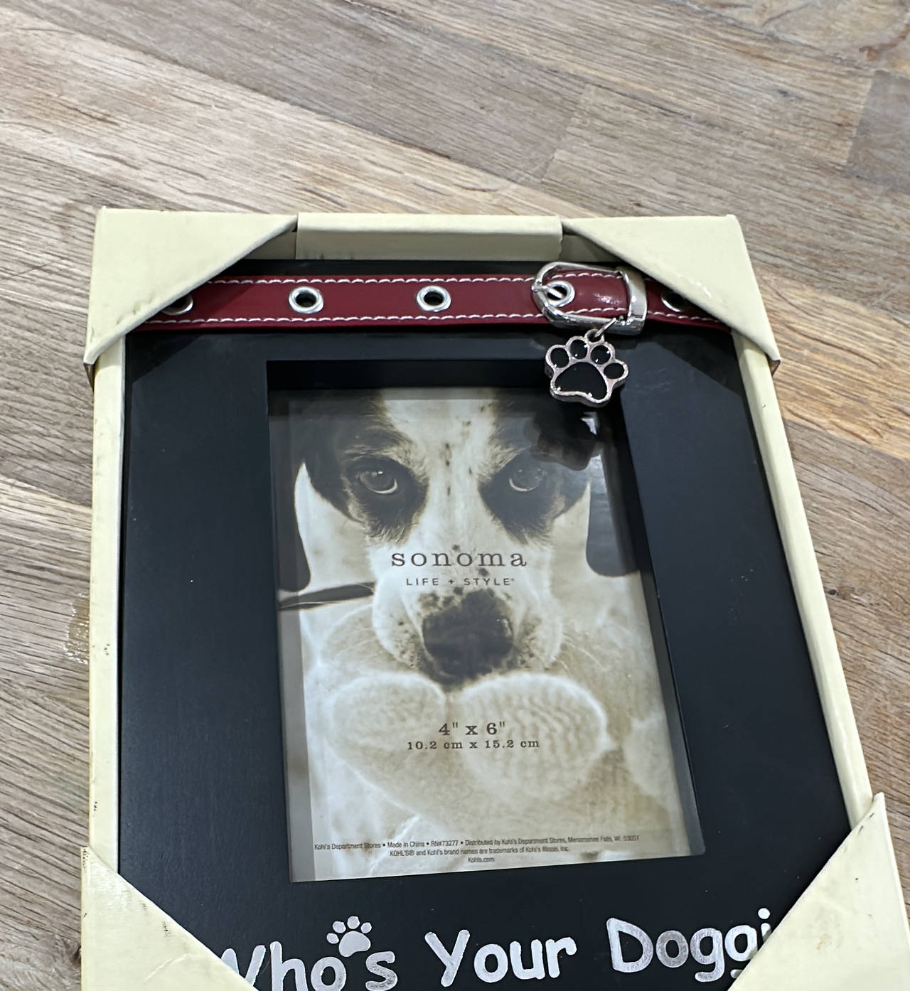 Sonoma Goods for Life Who's Your Doggy 4x6 Picture Frame