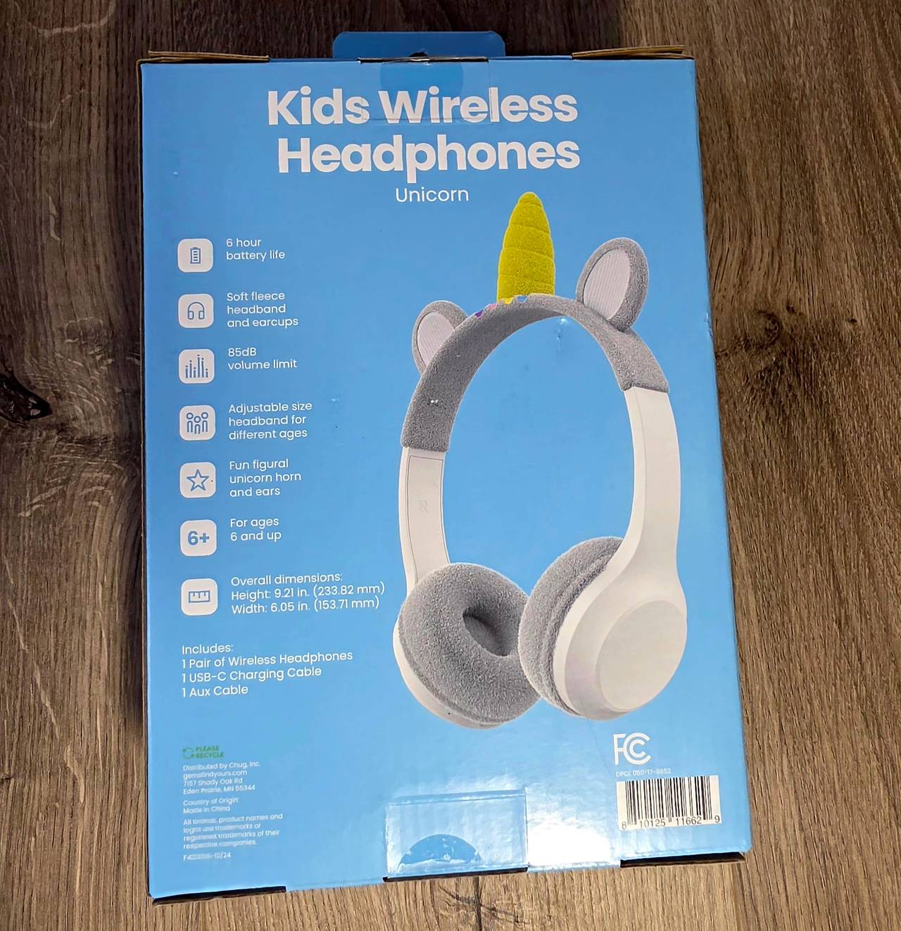 iLive Kids Wireless Headphones Unicorn