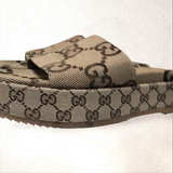 Gucci Angel GG Canvas Platform Slide Sandal - Image 4