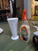 Westmoreland Harvest Grape Milk Glass Vase - Image 3