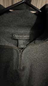 Christian Lacroix Merino Wool Blend Quarter-Zip Sweater XXL - Image 2