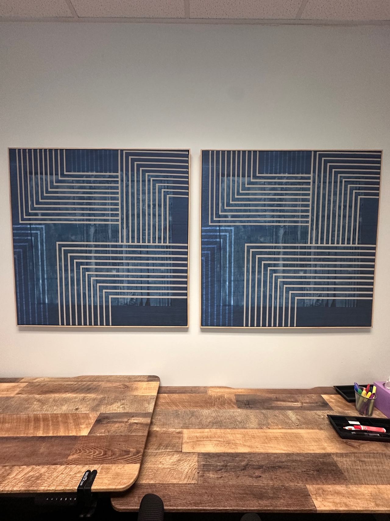 Abstract Geometric Wall Art (Set of 2)