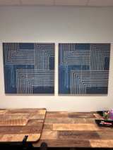 Abstract Geometric Wall Art (Set of 2) - Image 1