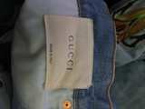 Gucci Embroidered insects Straight-Leg Denim Jeans Blue Rare - Image 4