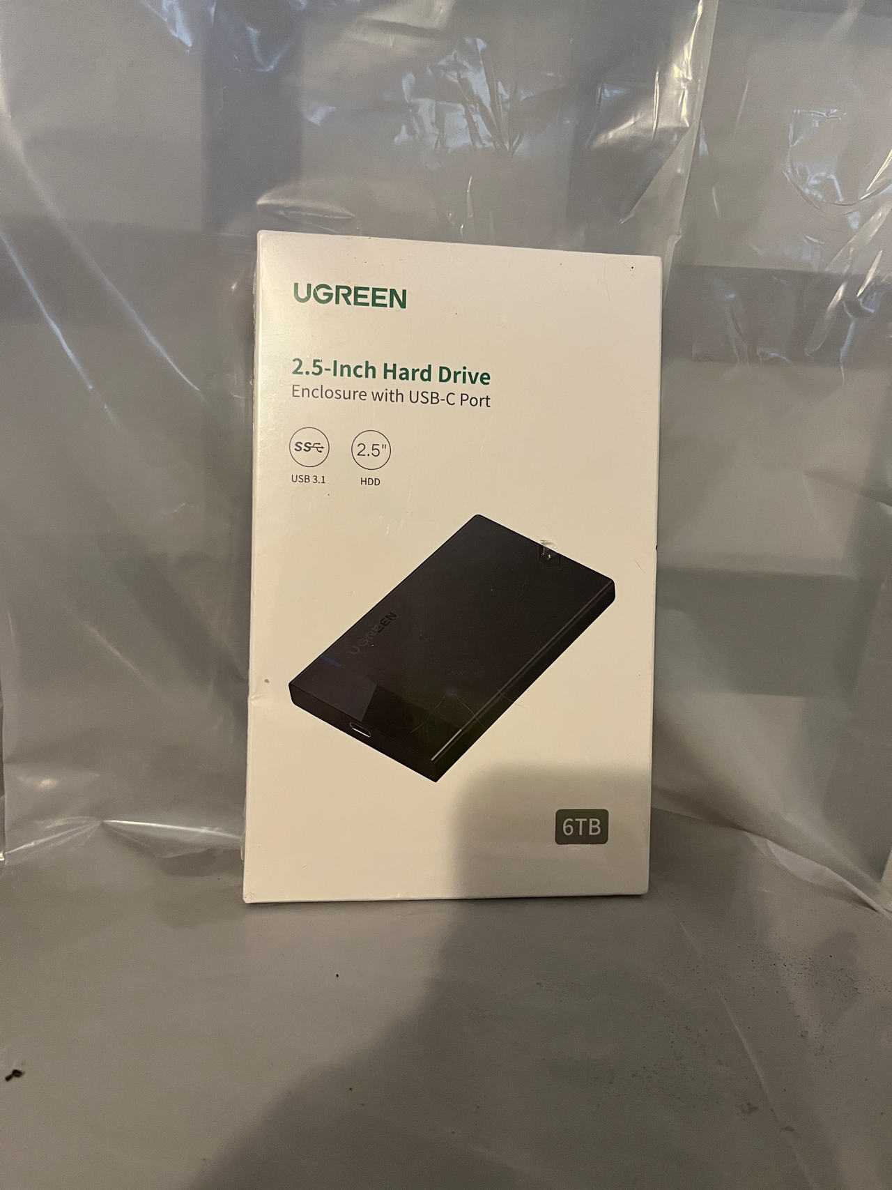UGREEN 2.5-Inch Hard Drive Enclosure with USB-C Port