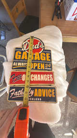 Open Road Brands Dad's Garage Metal Sign 16x12 in - Image 2