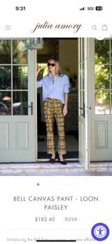 Bell Canvas Pant - Image 1