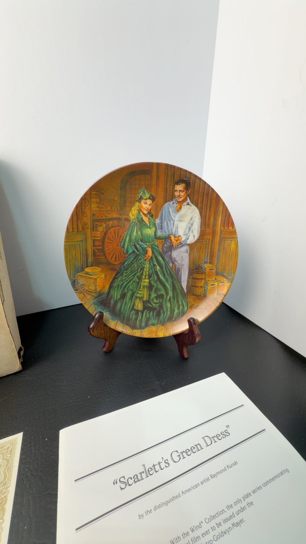 Knowles Scarlett's Green Dress Collector Plate
