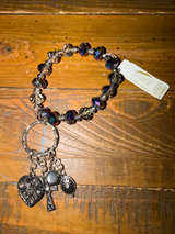 Alexa's Angels Beaded Charm Bracelet - Image 1