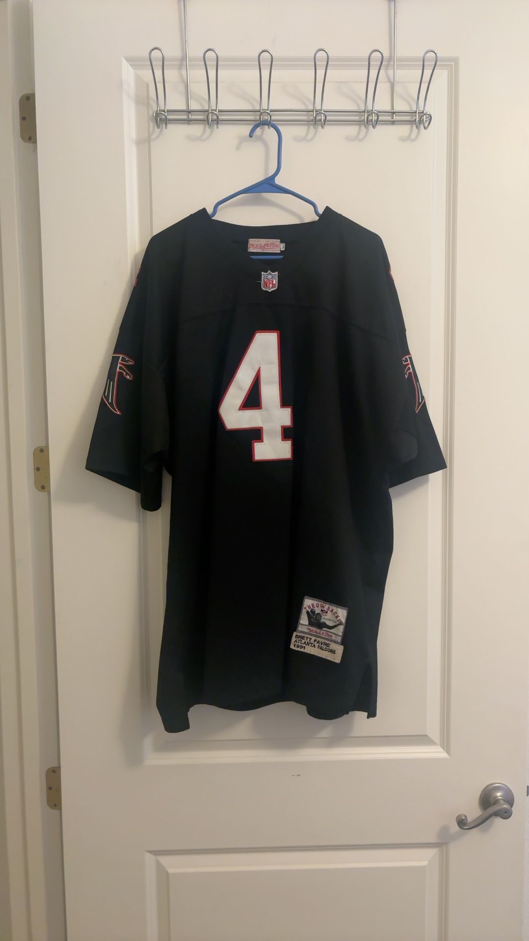 Mitchell & Ness Brett Favre Atlanta Falcons 1991 Throwback Jersey Black