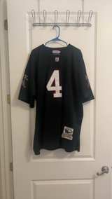 Mitchell & Ness Brett Favre Atlanta Falcons 1991 Throwback Jersey Black - Image 1