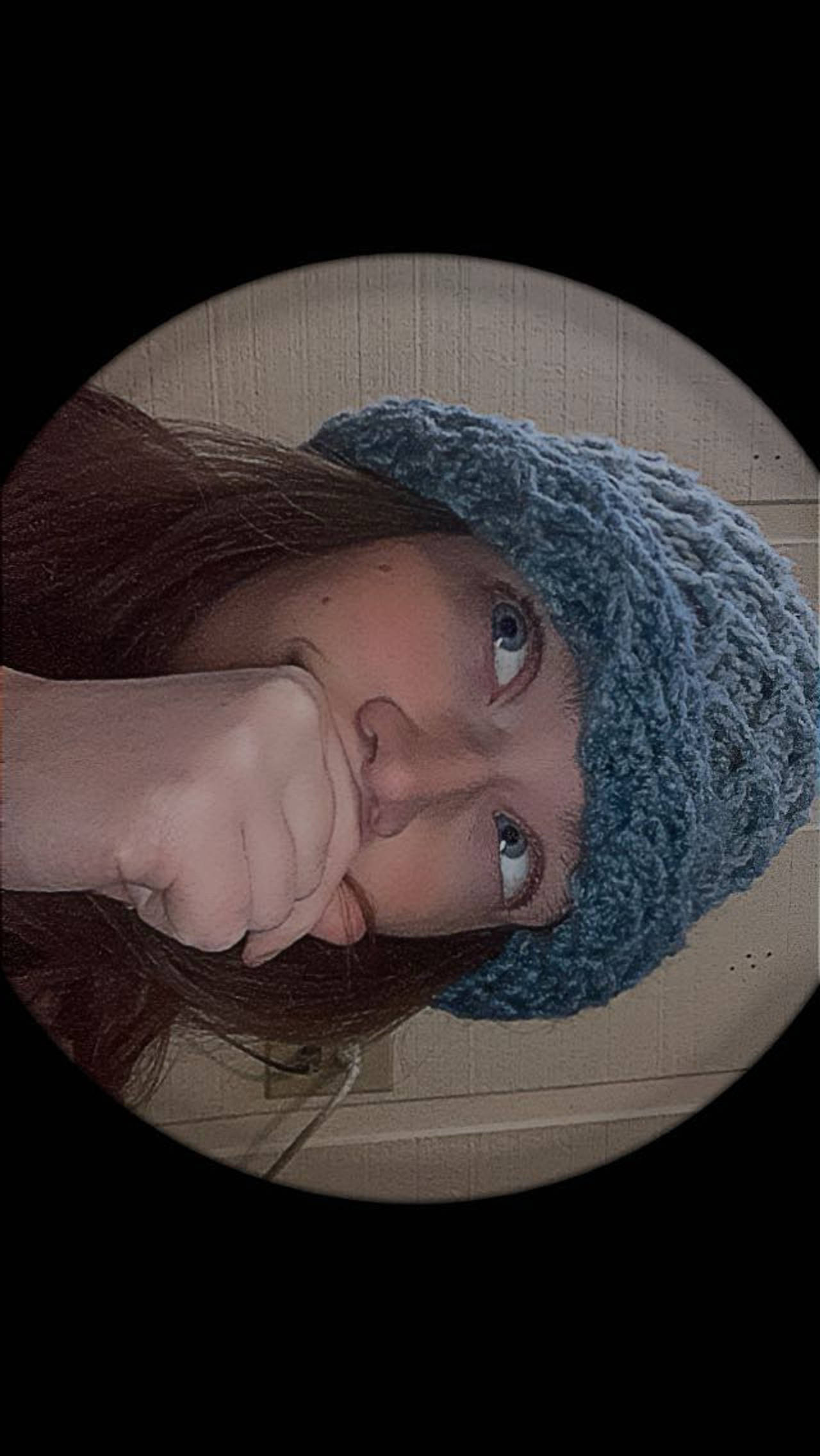 Chunky handmade beanie