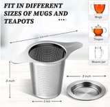 Stainless Steel Extra Fine Mesh Tea Infuser - Image 5