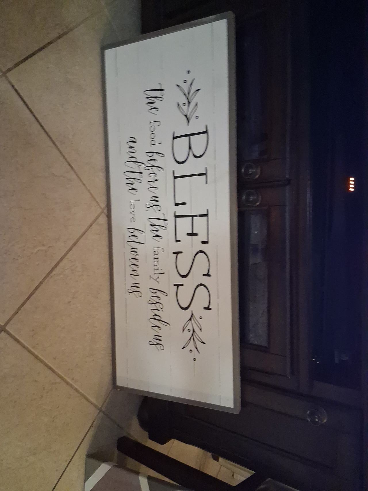 Bless the Food Before Us Wall Decor