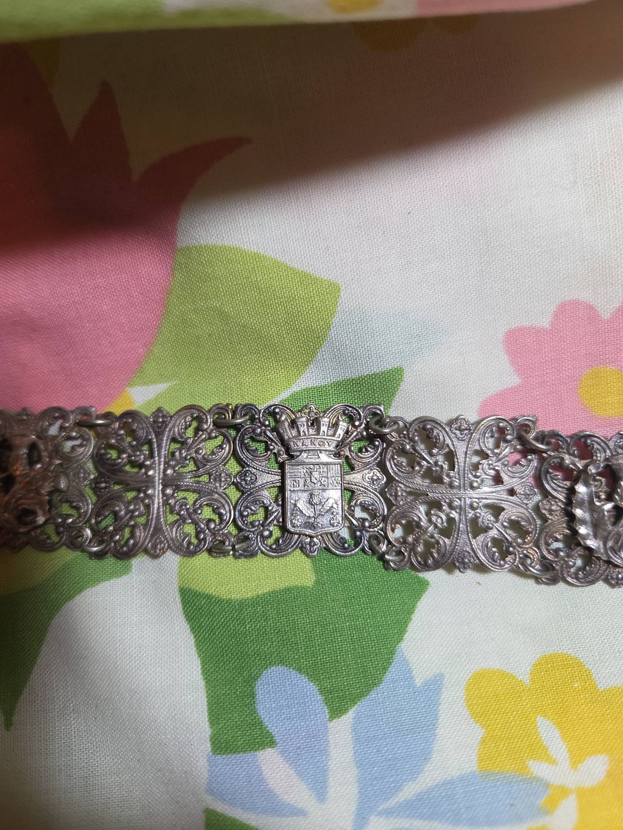 Vintage Nancy France Filigree Bracelet
