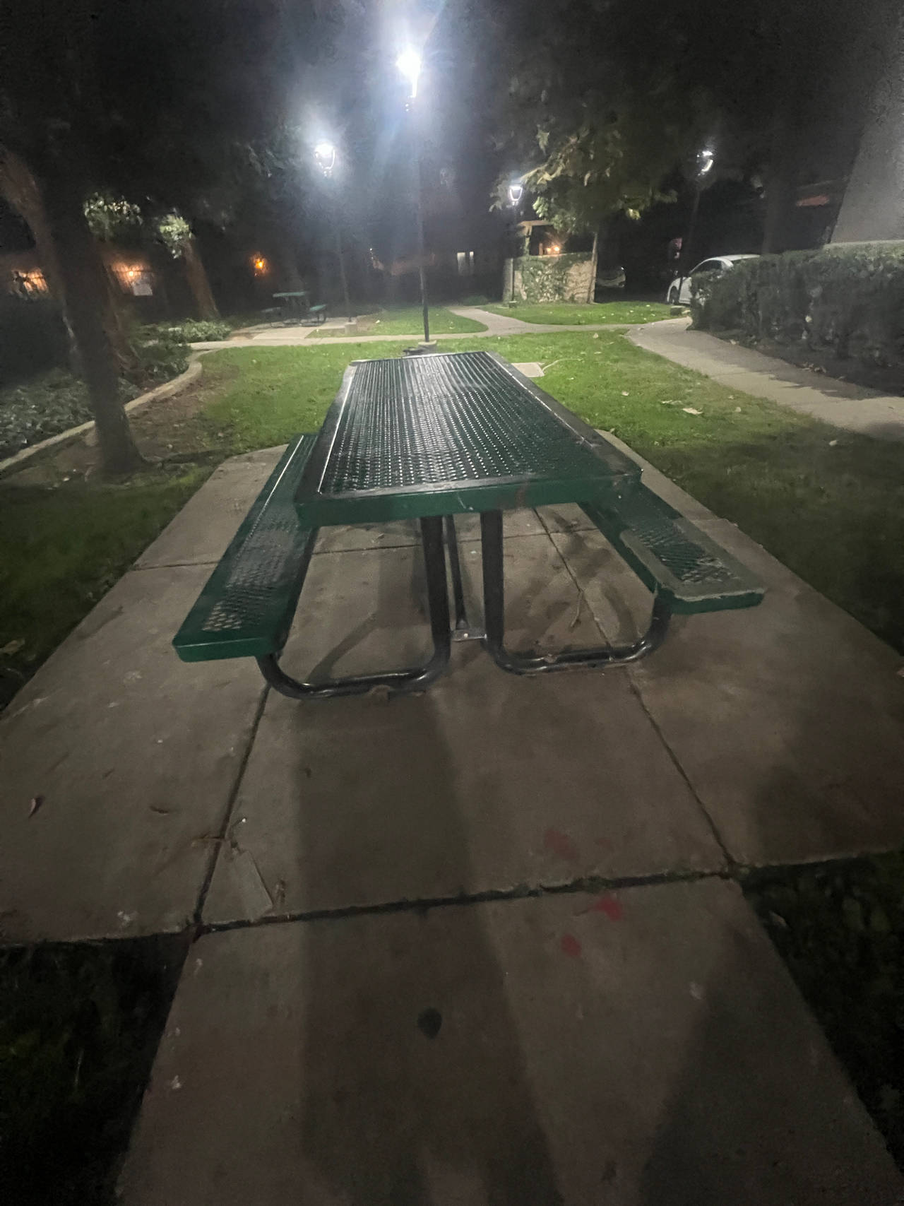 Outdoor Metal Picnic Table