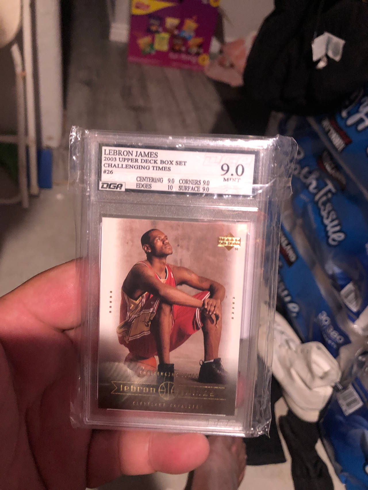 LeBron James 2003 Upper Deck Box Set Challenging Times #26