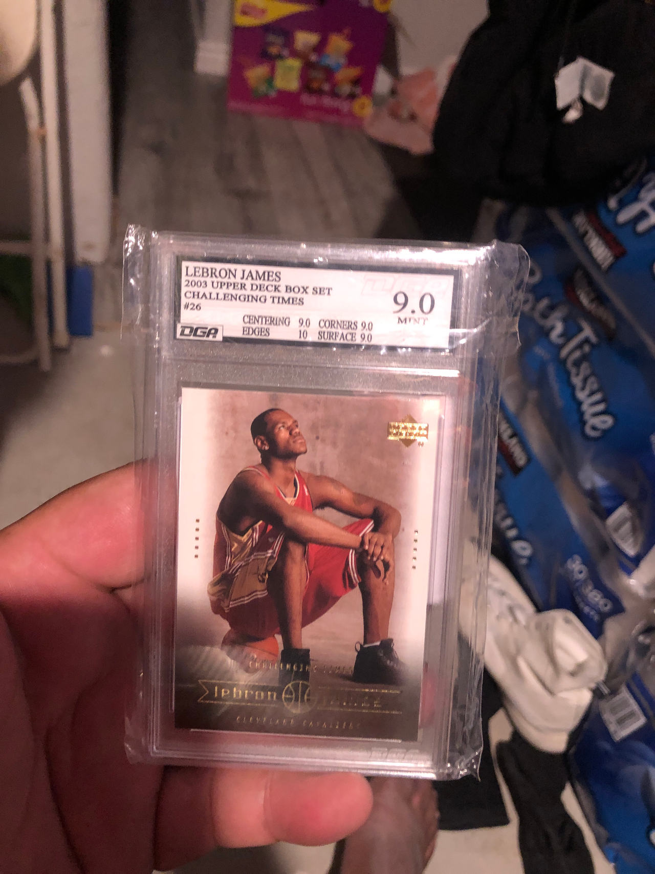 LeBron James 2003 Upper Deck Box Set Challenging Times #26