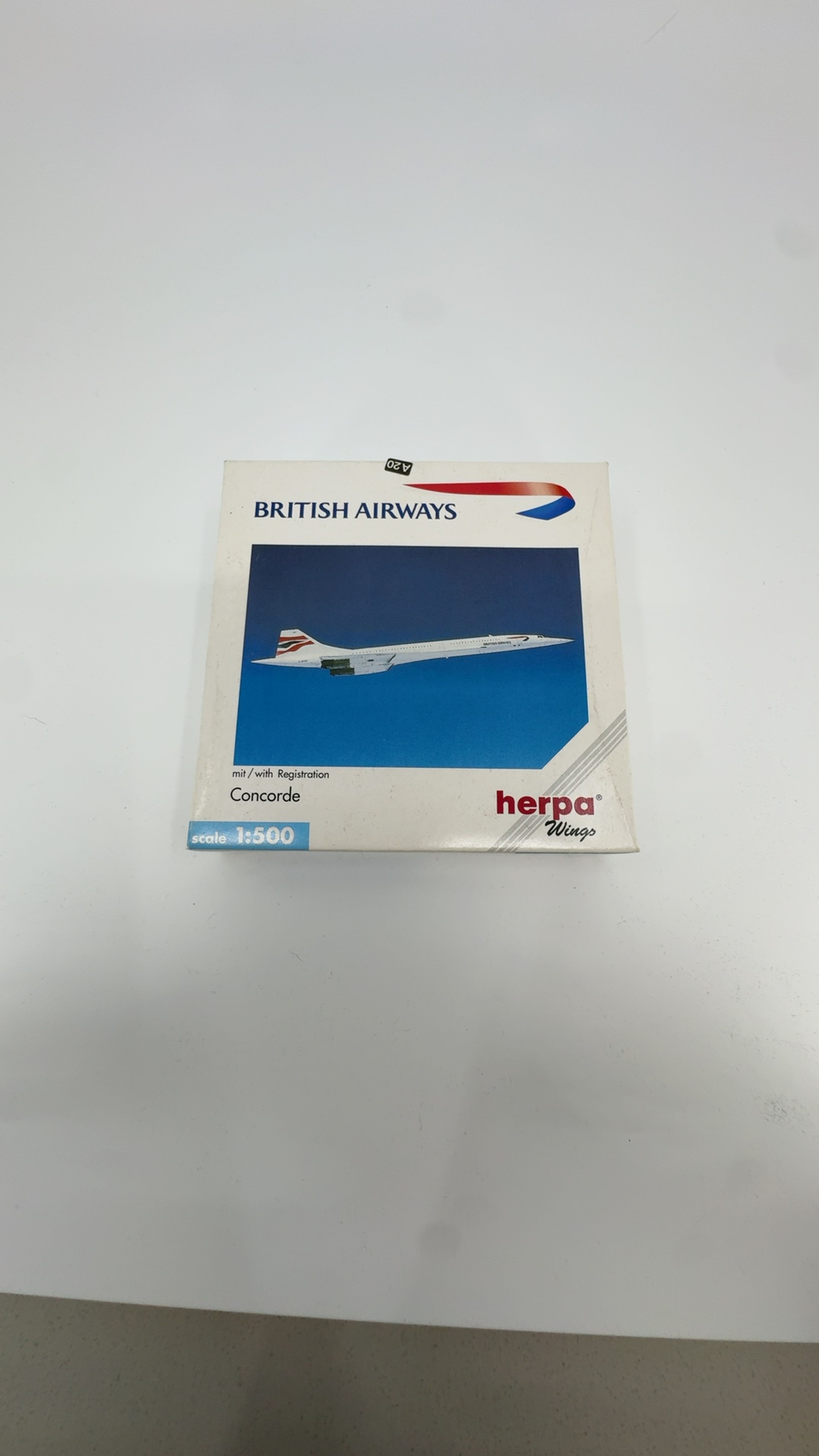 Herpa Wings 1:500 British Airways Concorde G-BOAF