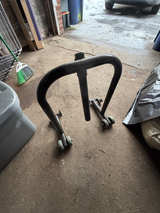 Front Head Yoke Triple Tree Motorcycle Sport Bike Black Stand Venom Lift Stands - Image 1