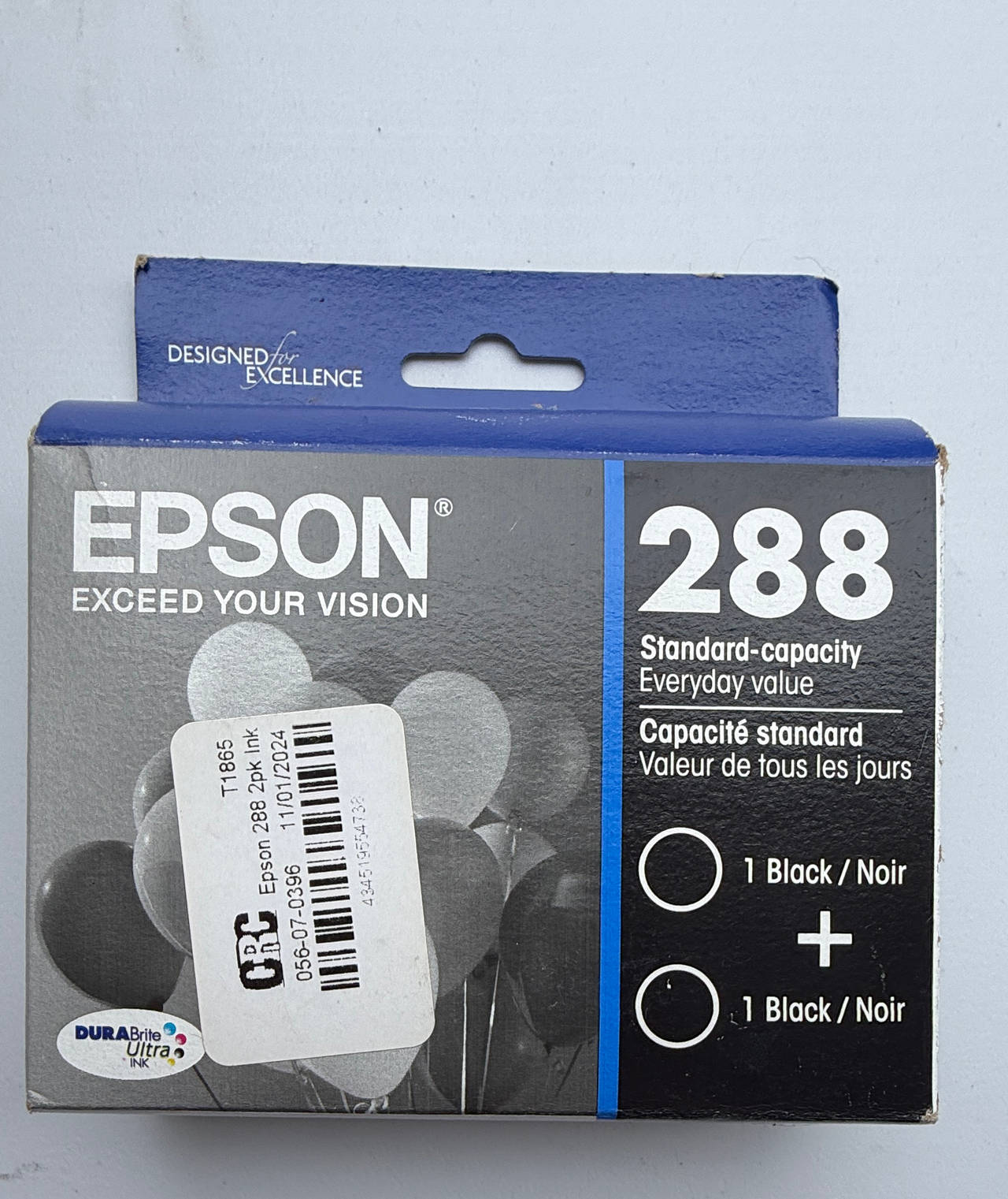 Epson 288 Black Ink Cartridge 2-Pack