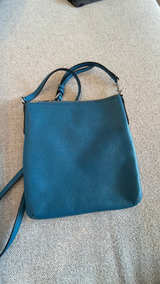 Coach Kitt Messenger Crossbody Bag Bluegold - Image 2