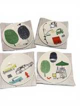 Kate Spade NY Hopscotch Drive About Town Tidbit Plate Set of 4 Lenox NWB - Image 2