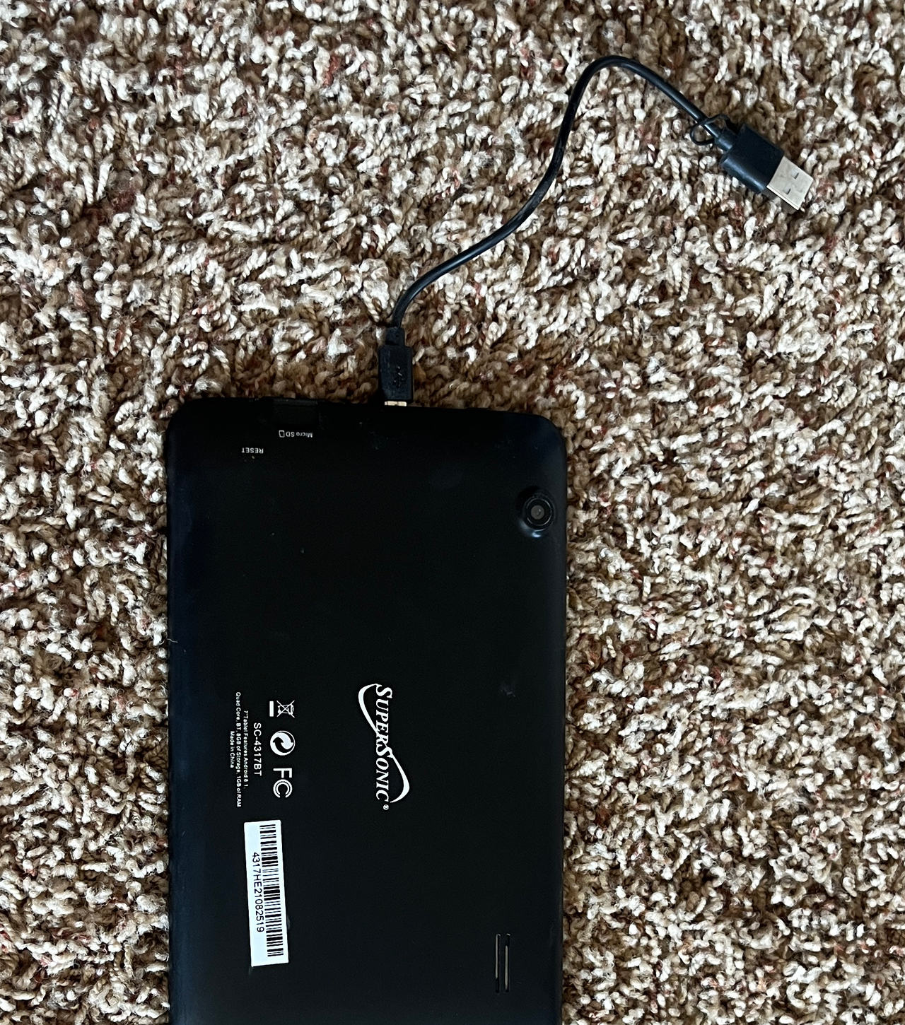 Supersonic SC-4317BT 7" Android Tablet never used