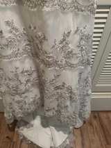 Custom Size 2-4 Bella Donna Ivory Strapless Beaded Mermaid Wedding Dress - Image 6