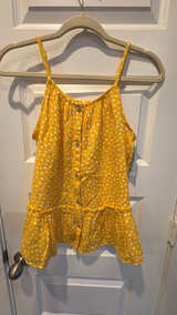 Cat & Jack Girls' Polka Dot Ruffle Tank Top - Image 2
