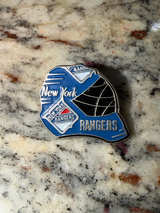 New York Rangers Goalie Mask Enamel Pin - Image 1