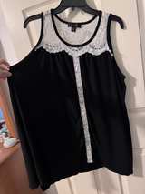 Karen Kane Lace Trim Sleeveless Top 3XL - Image 3