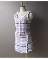 Tweed Two-Piece Skirt Set - Image 4