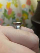 Chanel Vintage CC Button Ring - Image 4