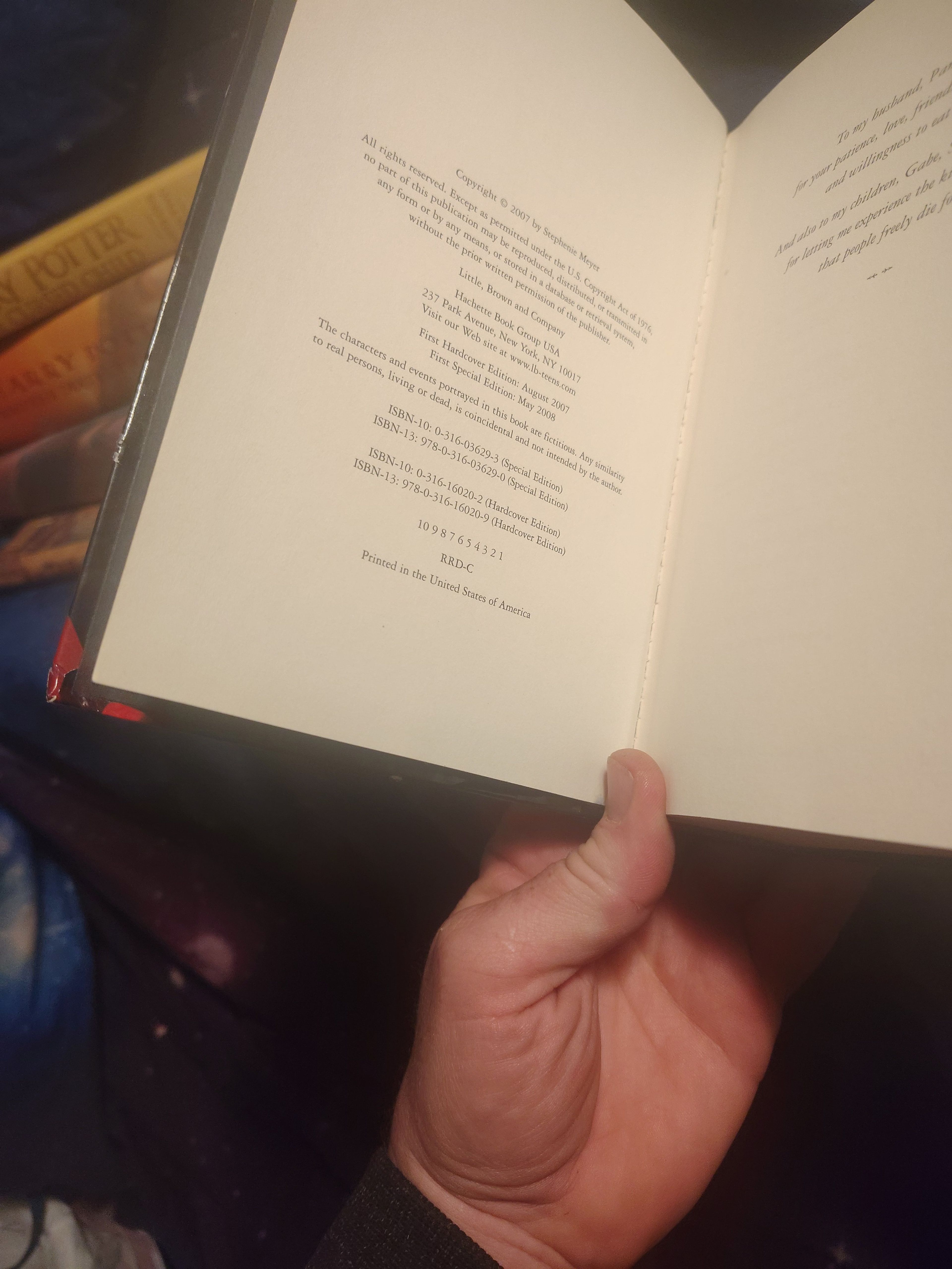 Twilight by Stephenie Meyer (Special Edition Hardcover, 2007) - Image 2