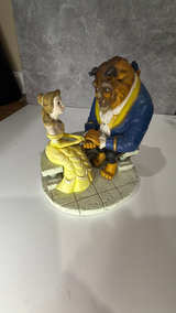 Disney Beauty and the Beast Belle and Beast on Bench Figurine - Image 3