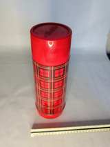 Aladdin Vintage Red Plaid Thermos - Image 3