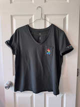 Disney Pride Mickey Mouse Pocket V-Neck T-Shirt - Image 1