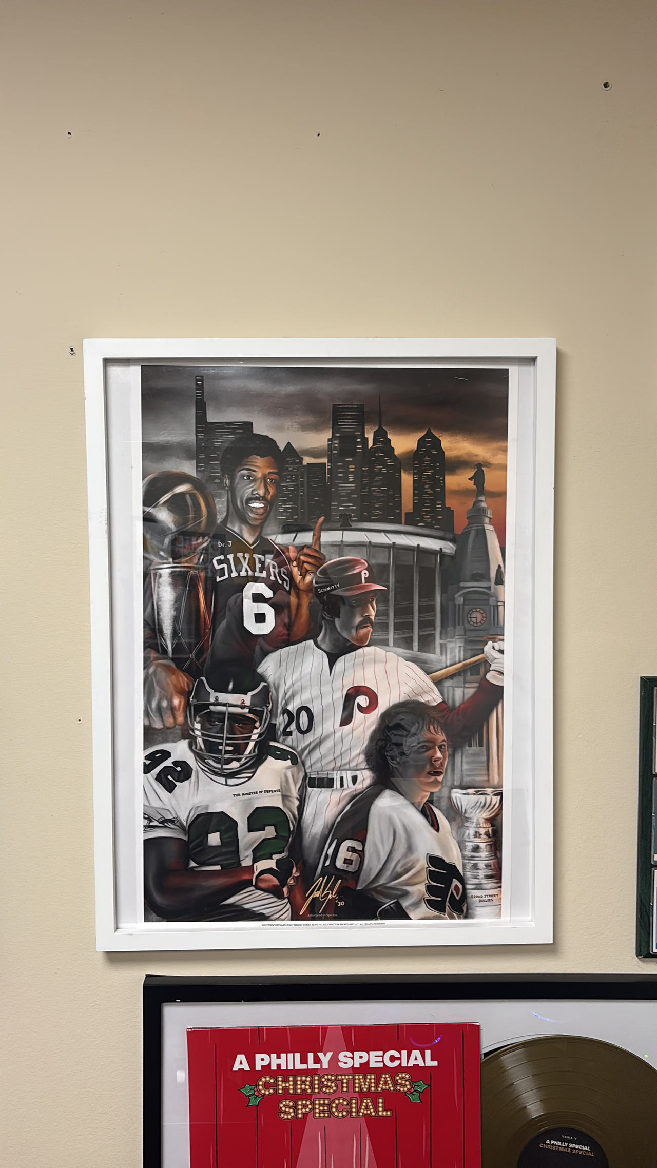 Jordan Spector City of Champions Philadelphia Sports Print