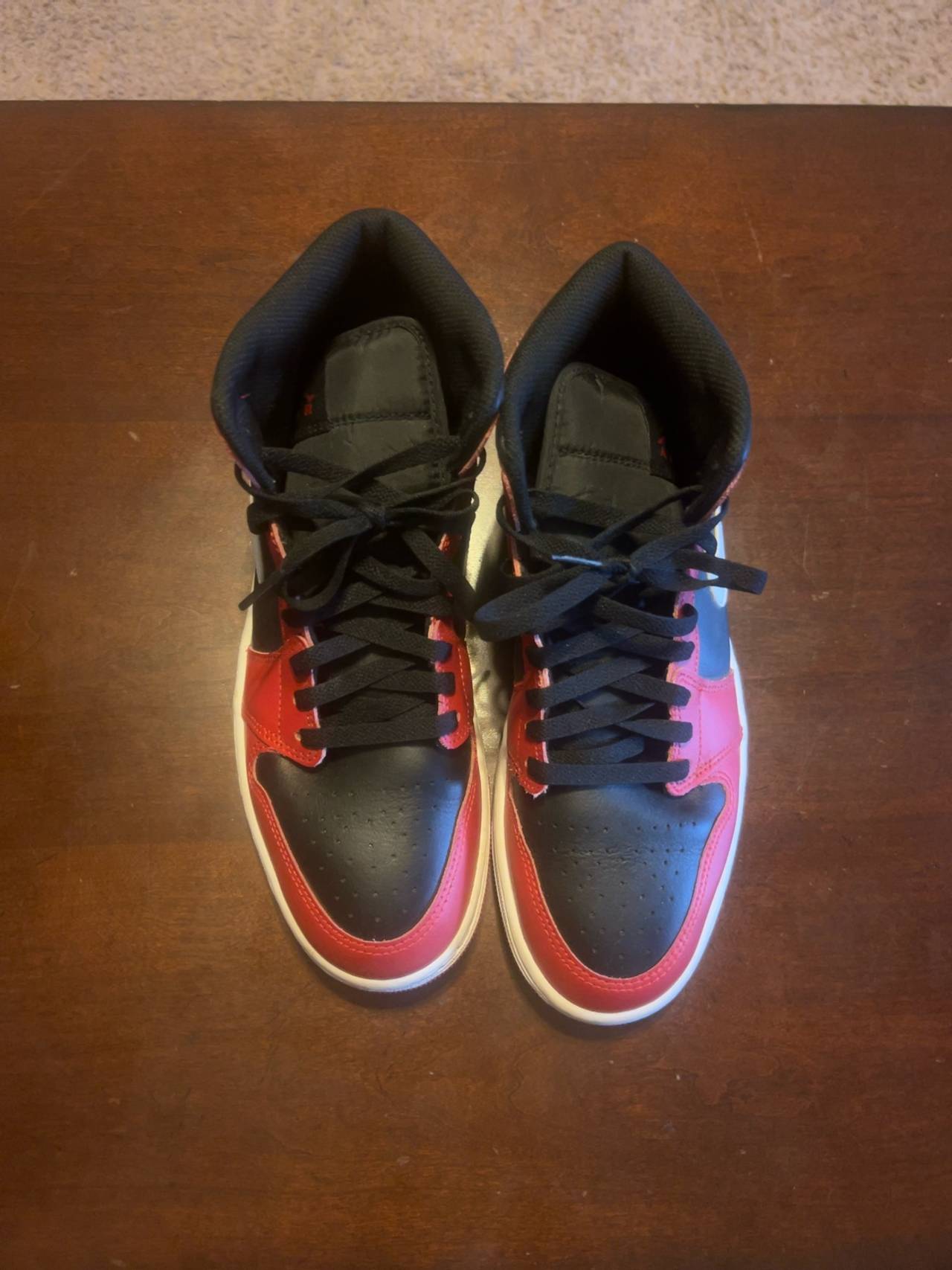 Nike Air Jordan 1 Mid Gym Red Black White