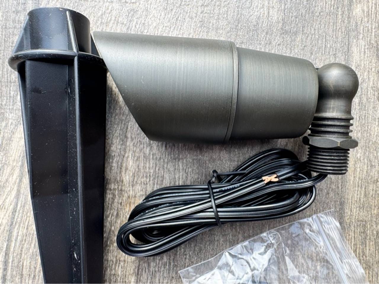 4 Brass Outdoor Landscape Spotlights - Heavy Duty, New in Box