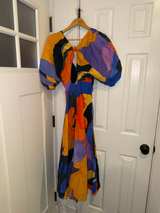 Mara Hoffman Lelia Multicolor Abstract Print Dress Size 2 - Image 1