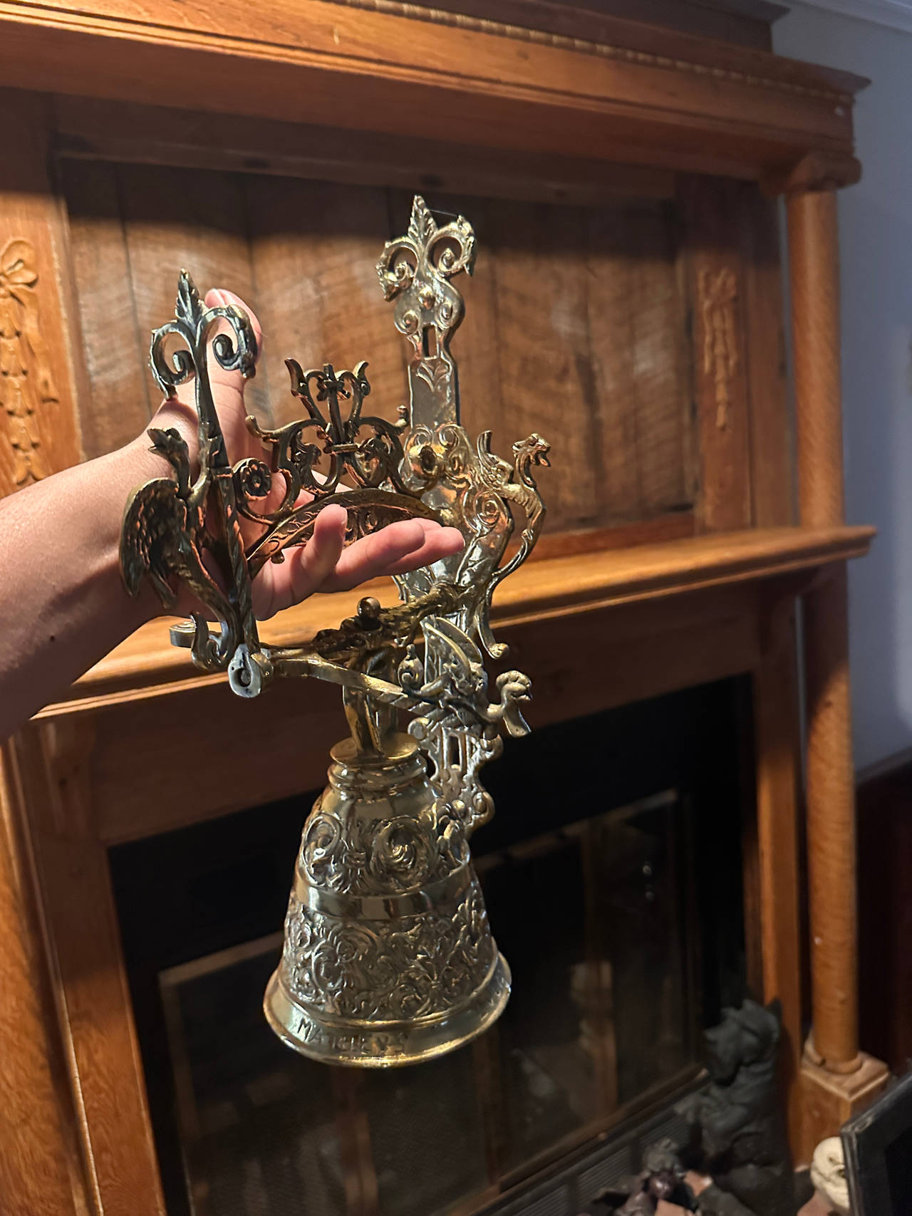 Victorian Brass Door Bell