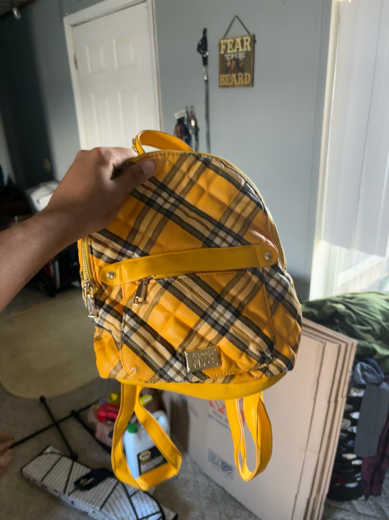 Loungefly Clueless Cher Yellow Plaid Mini Backpack