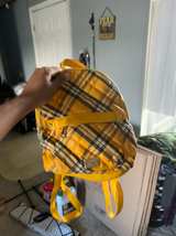 Loungefly Clueless Cher Yellow Plaid Mini Backpack - Image 1