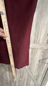 Violets & Roses Burgundy Pull-On Slim Leg Pants size 12/31 - Image 6