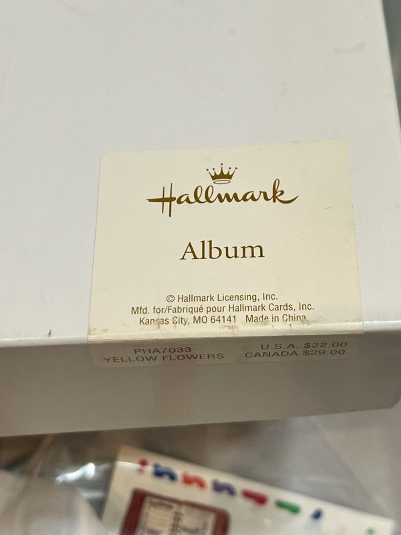 Hallmark Photo Album Instant Scrapbook 'Tis the Season' 6"x6"