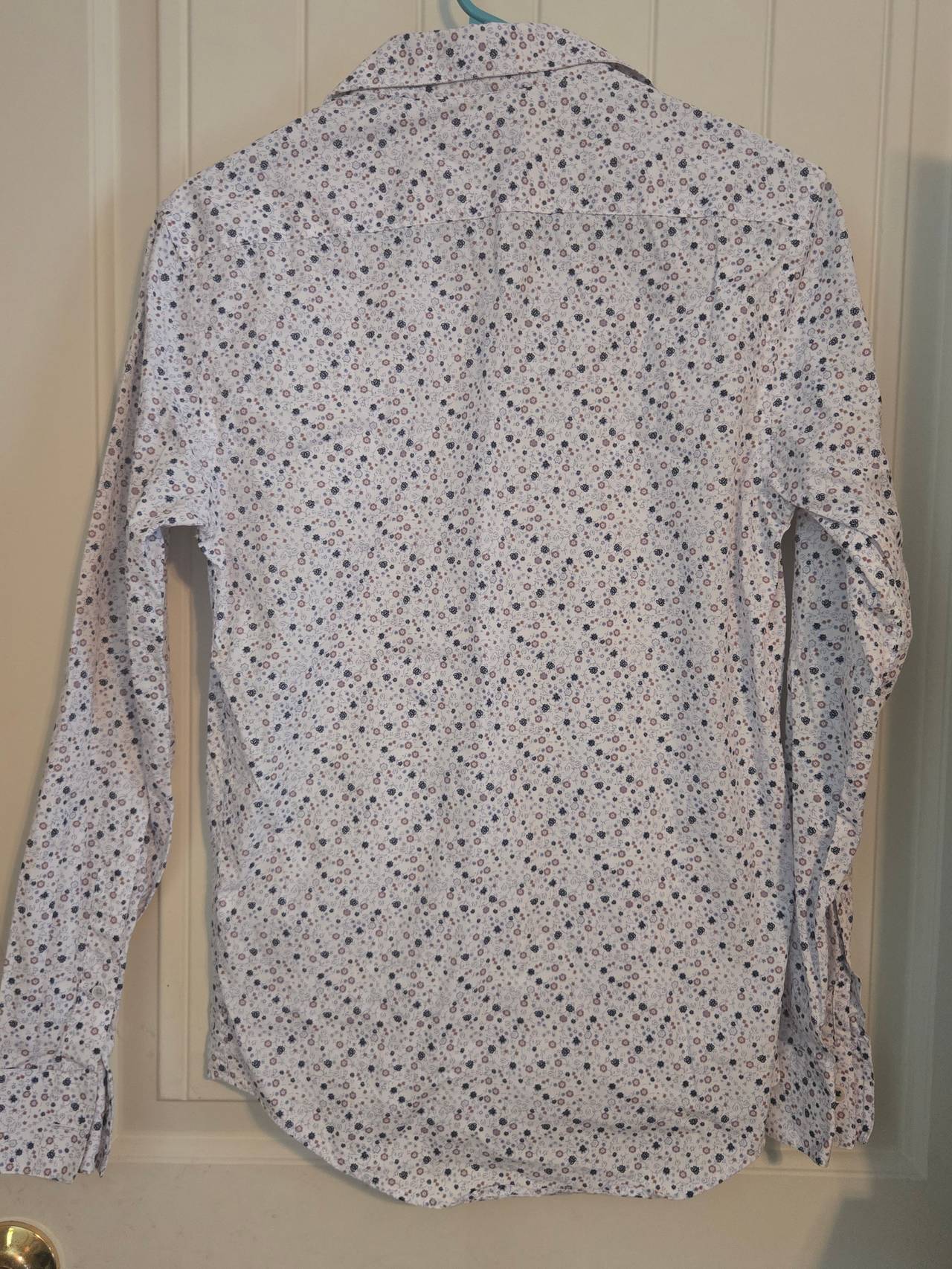 Denim & Flower Slim Fit Floral Button Down Shirt